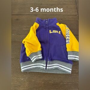 Very cute baby LSU jacket . Size 3-6 months